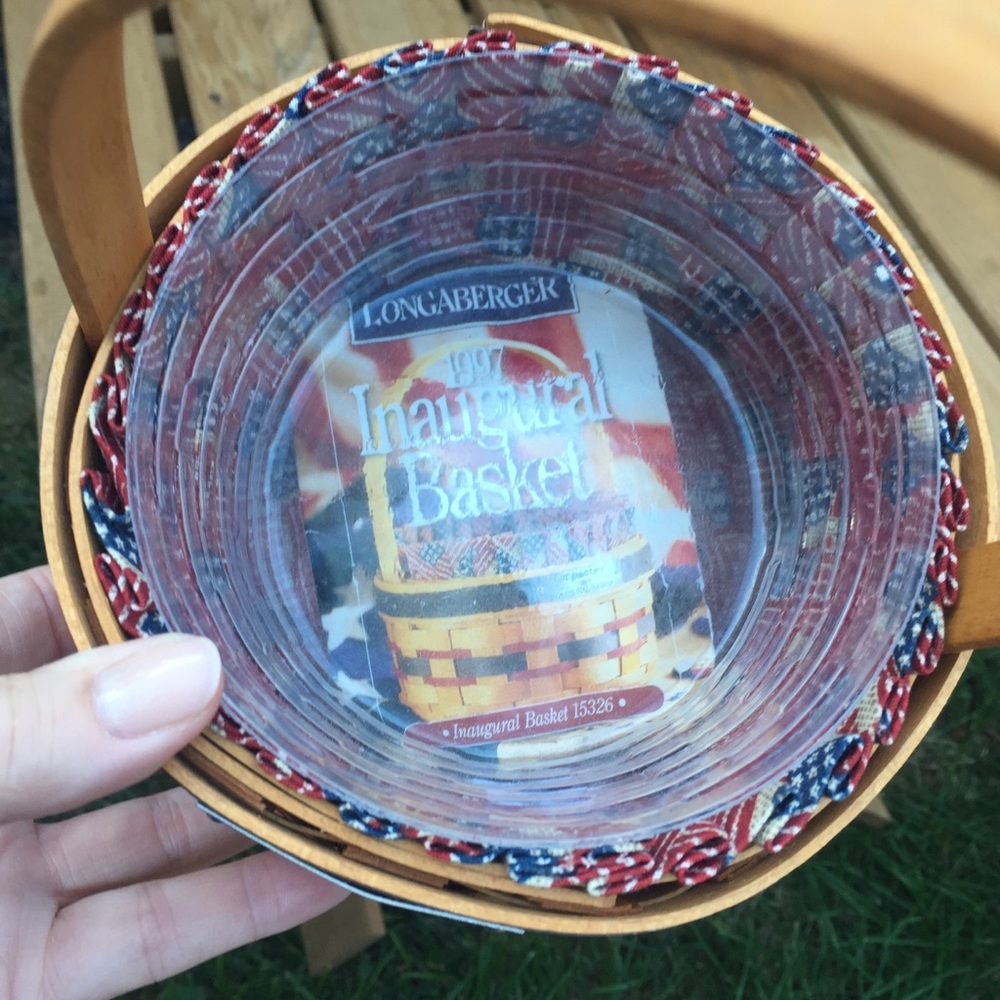 Longaberger 1997 Inaugural Basket Combo - Picture 6 of 7